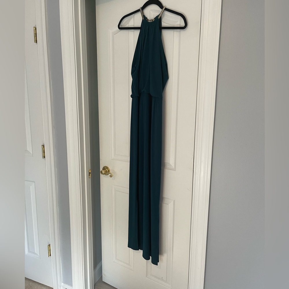 Semi-formal/formal halter gown